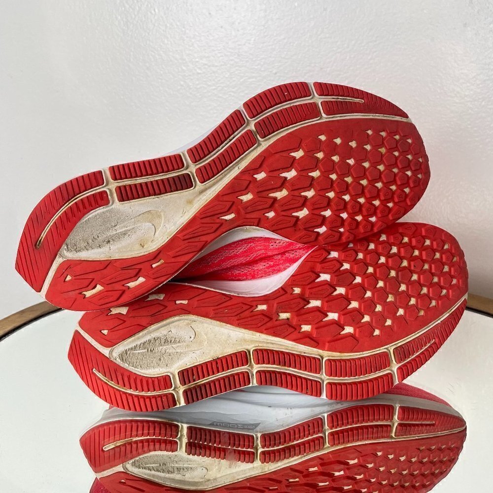 NIKE Air Zoom Pegasus 36 Laser Crimson Platinum Tint in Laser Crimson Size US 7 - Picture 9 of 9